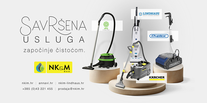 Tvrtka NK&M predstavlja vrhunska rješenja za profesionalno čišćenje na sajmu GAST 2026